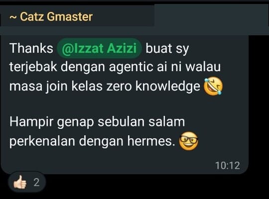 Testimoni peserta terdahulu daripada Catz Gmaster